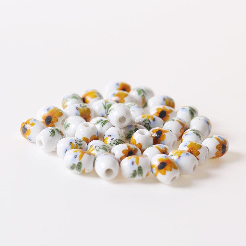 

Высокотемпературные керамические бусины «Пион» для изготовления украшений своими руками