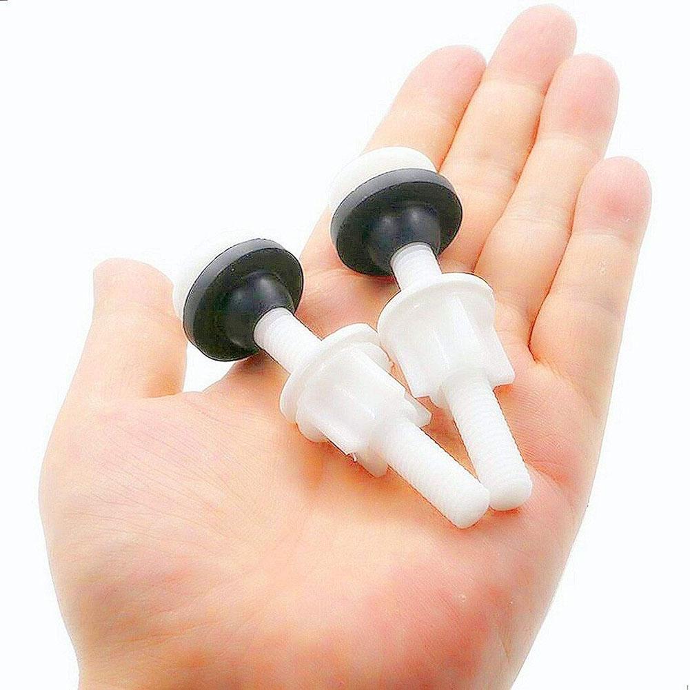 Rubber Pad Set Water Tank Screws Toilet Plastic And Rubber Thread Diameter X 0.35\\\" Toilet Fixing Screw 8 X 2.4cm