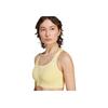 adidas Solid Color Quick-Dry High-Intensity Fitness Sports Underwear Women Underwear Yellow KA8112