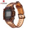 Resin Strap Bezel for Casio G-SHOCK DW-5600 GW-M5610 5600 GLS-5600 Men Transparent TPU Replace Watch Band Protective Case Kit
