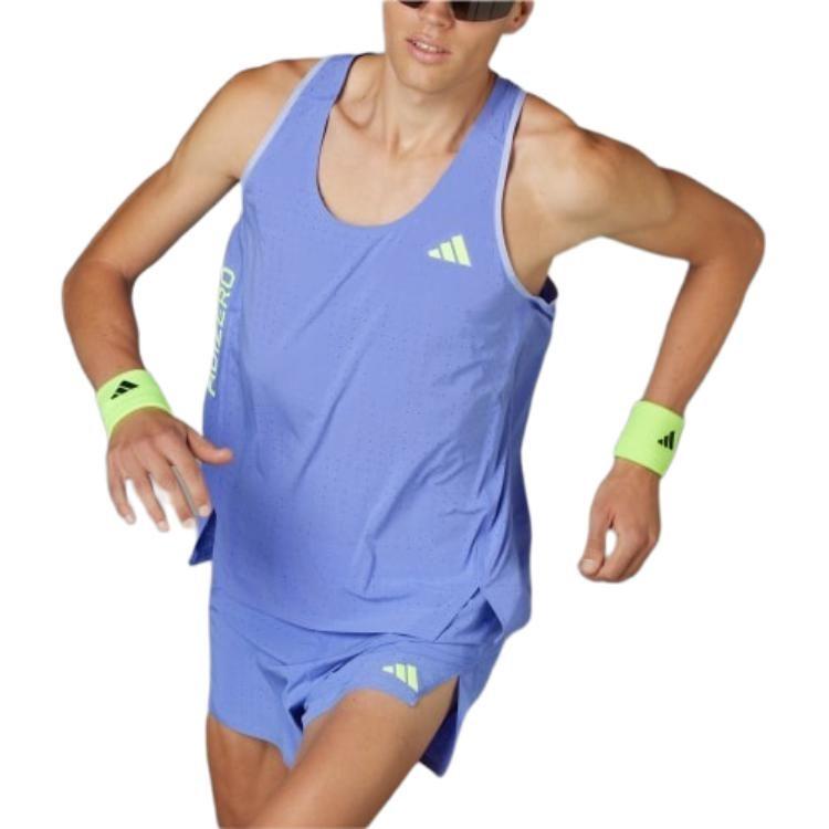 Adidas Free Shipping With AdiClub Adizero Running Singlet IX2810