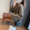 Women's Fleece Cardigan Jacket Button Up Loose Casual Warm Outerwear