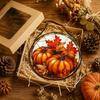 2D Colorful Acrylic Window Pumpkin Maple Leaf Door Hanging for Fall Halloween Decor