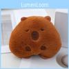 Cute Adorable Capybara Plush Toy Keychain Soft Pp Cotton Stuffed Animal Bag Charm
