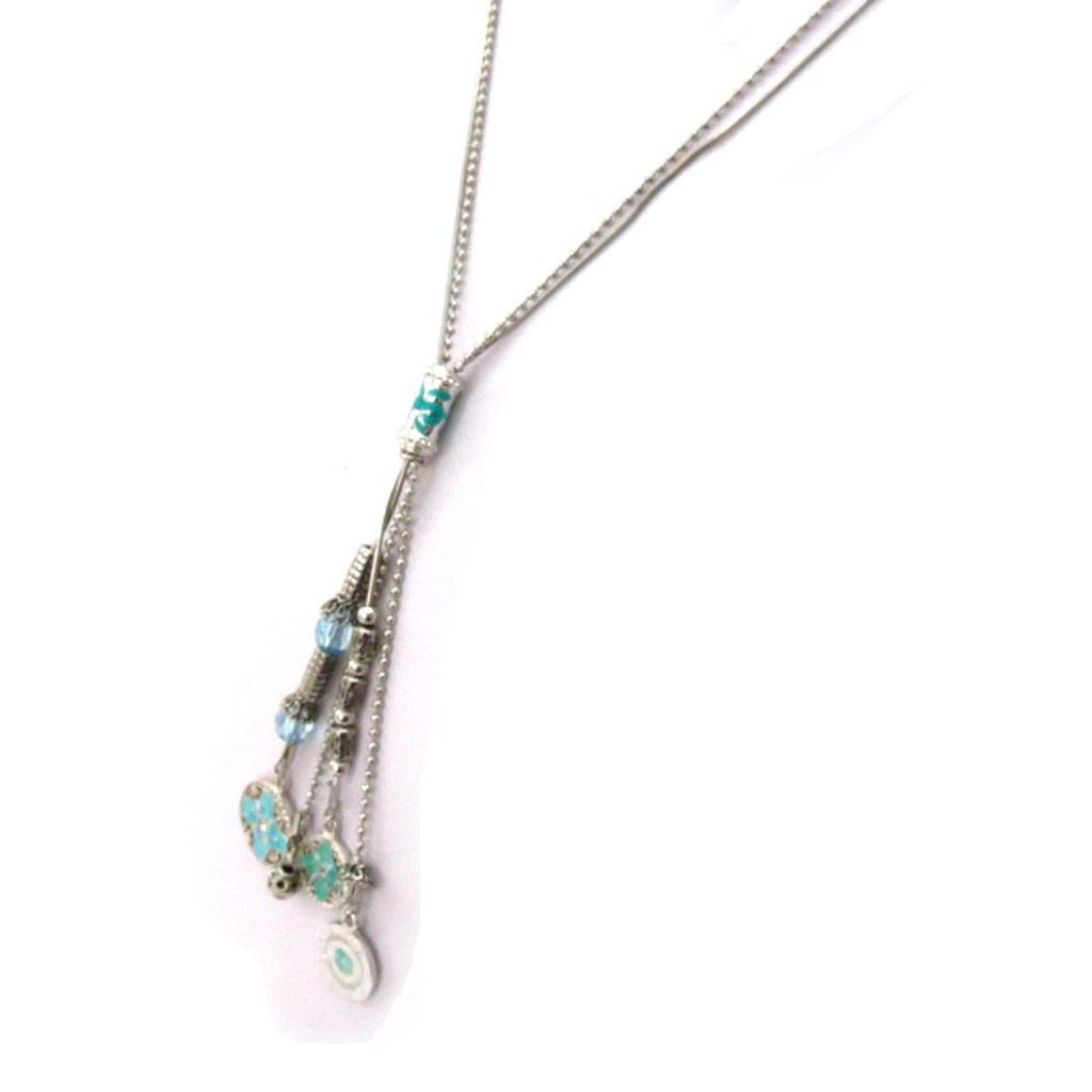 Les Trésors De Lily [J6965] - Turquoise 'Kilimanjaro' Necklace
