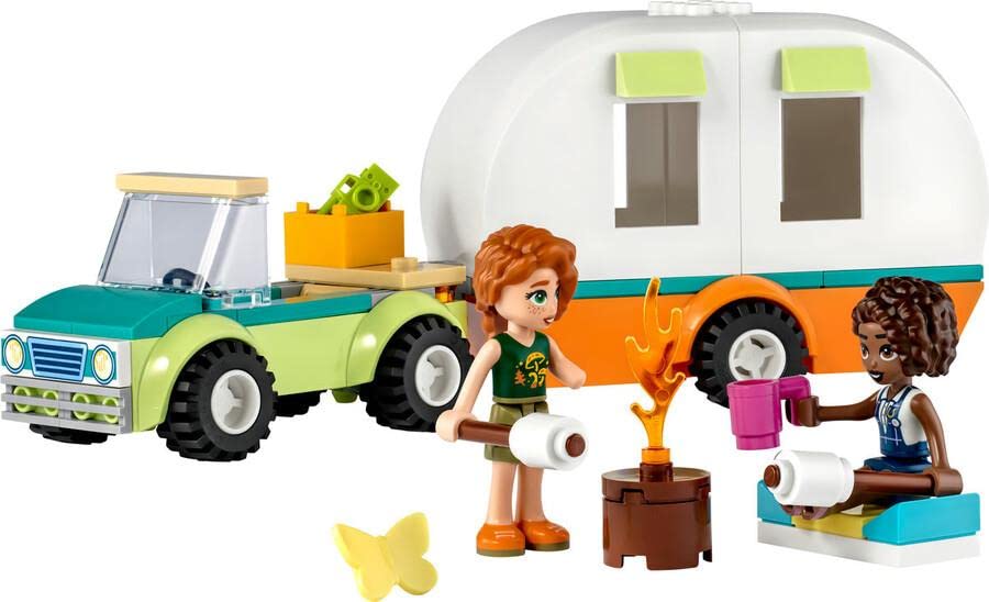 LEGO Friends Holiday Camp 41726 Toy Blocks Gift Vehicle for Girls Ages 4 and Up
