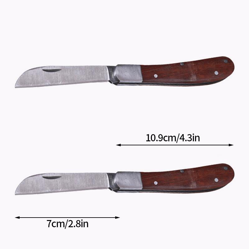 Garden Garden Grafting Knife Foldable Pruning Knife Stainless Steel Bonsai Plant Pruning Tool Garden Pruning Seedling Tree Knife