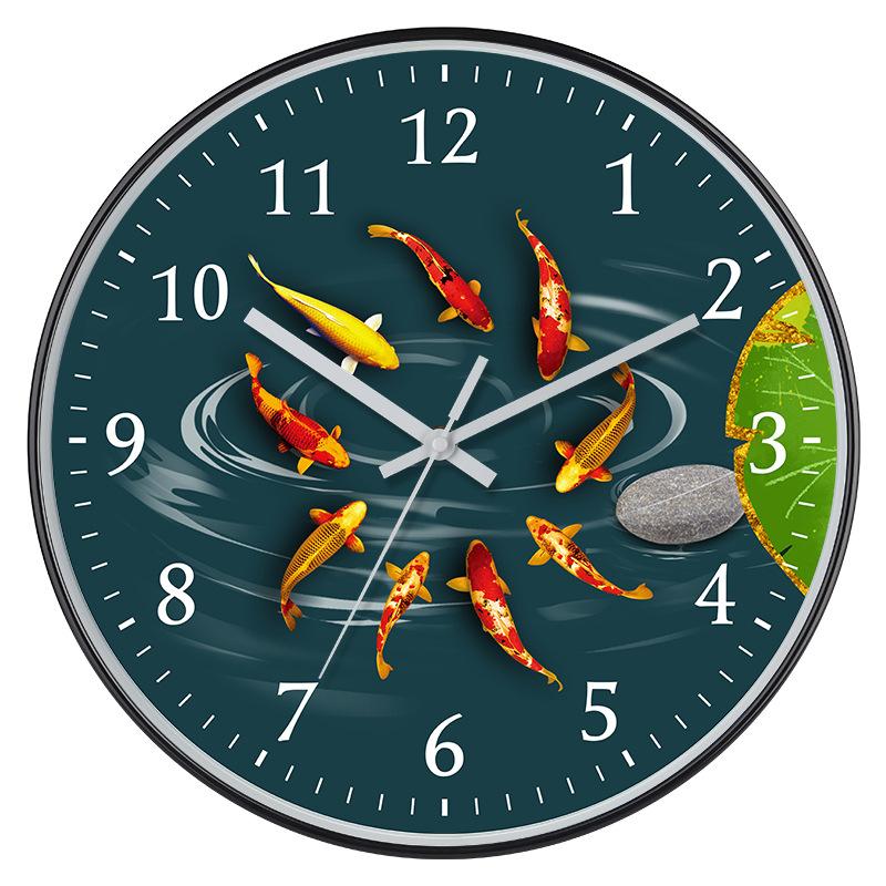 8-inch 20CM Silent Wall Clock, Creative and Fashionable, Modern Home Clock, Living Room Simple Clock