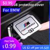 2025 Gorąca osłona przeciwpyłowa interfejsu ładowania USB typu C do wnętrza samochodu dla BMW M Performance F40 F44 G20 G30 G32 F48 F39 G01 G02 G07 X3
