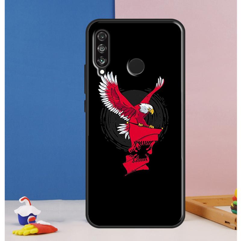 Albania Albanians Flag Case For Huawei Nova 12s 7i 8i 11i 12i 9 10 SE Y73 Y90 Y70 Y72 Y61 Y91 P30 P40 Lite P60 Pro