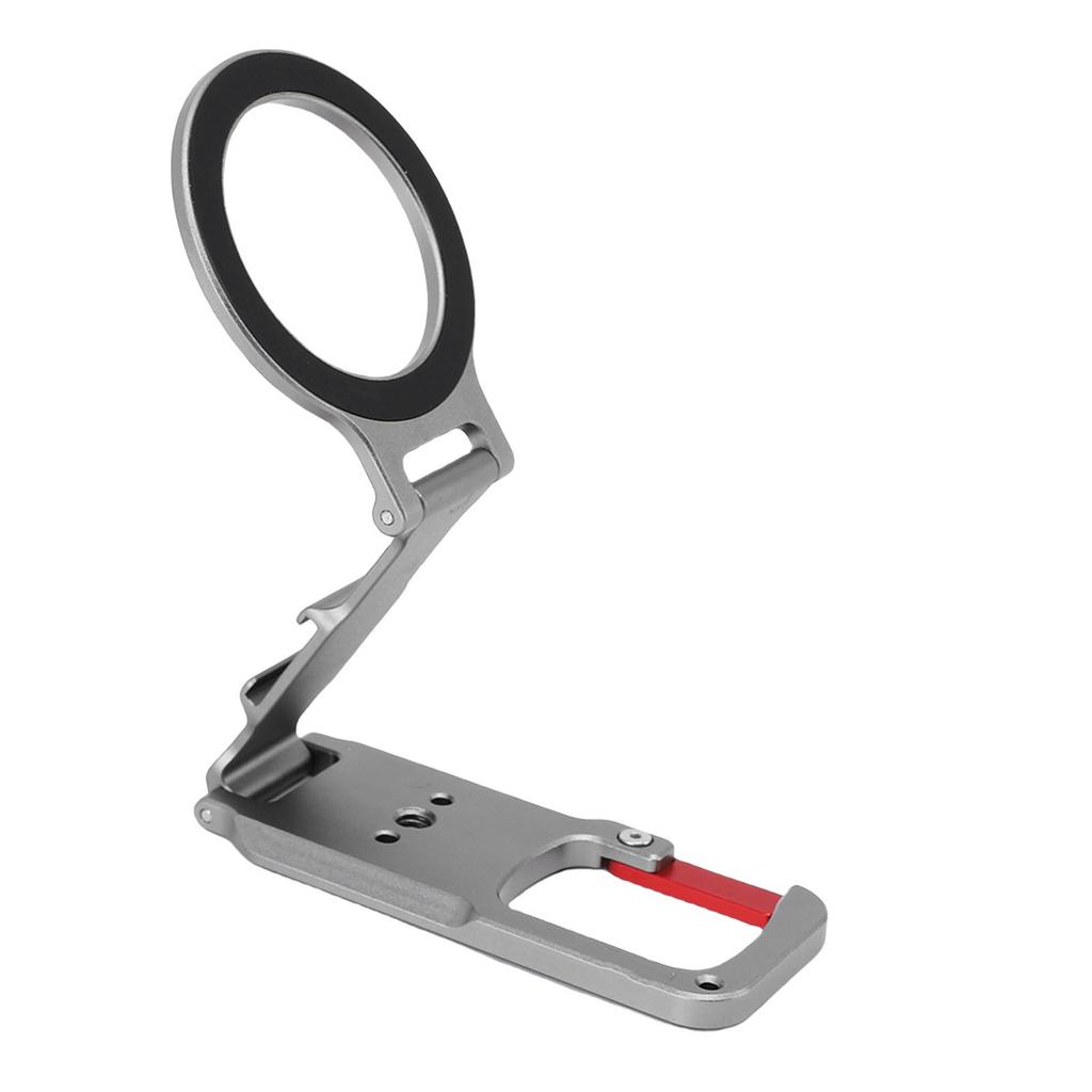 Magnetic Ring Phone Holder Folding Metal Multifunctional 1 4in Port Phone Mount Stand