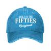 Vintage Built In The Fifties Original Multiple Colors  New Vintage Washed Cotton Baseball Cap Parent Kids Sun Hats