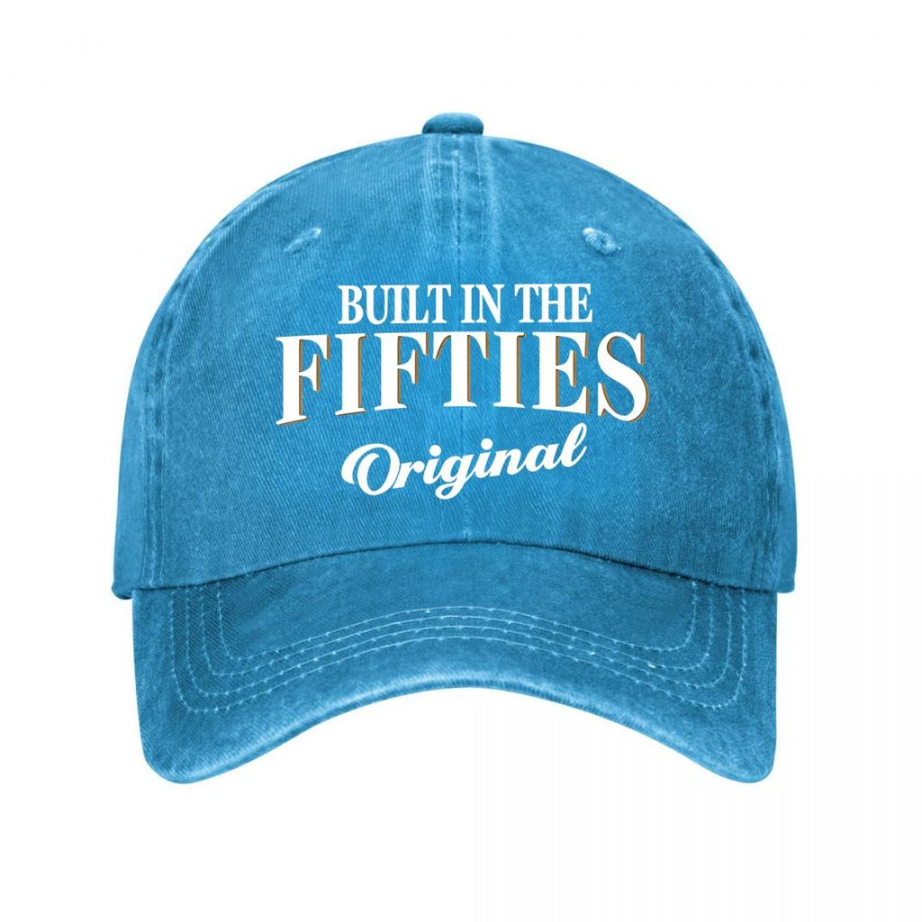 Vintage Built In The Fifties Original Multiple Colors New Vintage Washed Cotton Baseball Cap Parent Kids Sun Hats
