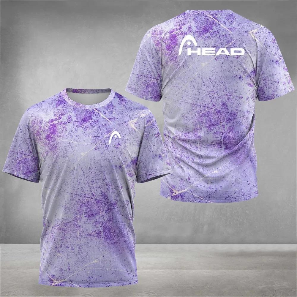 Summer Round Neck 3D Printed Sports Top Fashionable Casual Short Sleeved Men's T-shirts