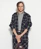 Beulaiteun Oversized Check Shirt Blue