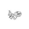 Hot Sale Body Jewelry: Titanium Labret Flatback Tragus Earring Stud Internal Thread Zircon Rings