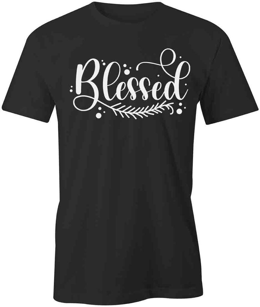 BLESSED TShirt Tee Short-Sleeved Cotton CLOTHING S1BSA278
