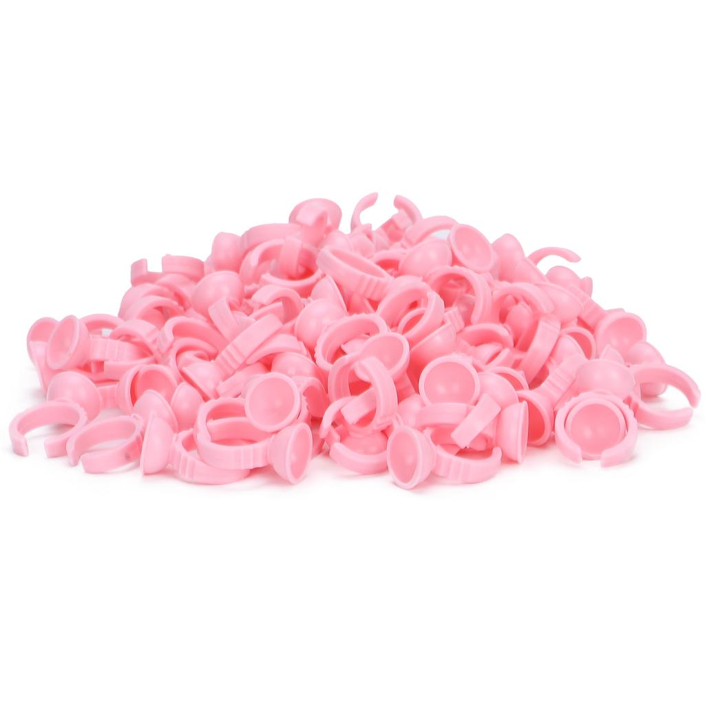 1000pcs Tattoo Ink Ring Cups Disposable Pigment Holder Adjustable Eyelash Grafting ToolS 2