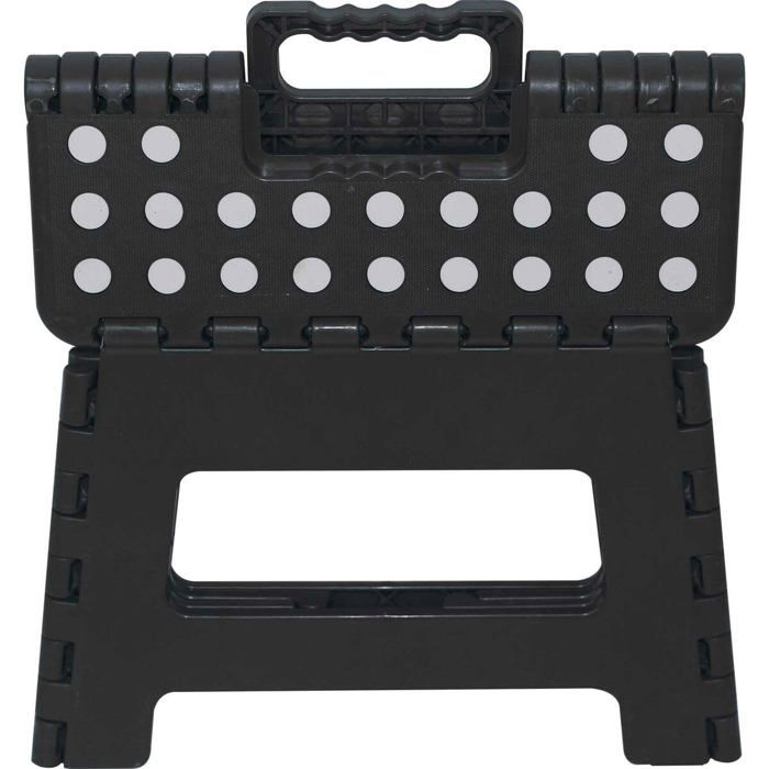 Tabouret pliable en plastique - MARBUENO SUMMER - 31,5x25x22 cm - Charge maximale 150 kg - Antidérapant - Facile à plier