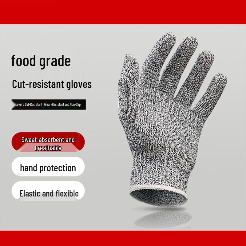 

LijiuHong HPPE Level 5 Cut Resistant Work Gloves