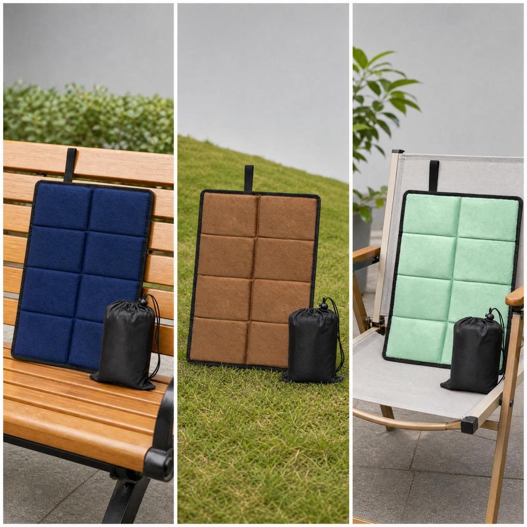 Portable Folding Seat Cushion Foldable Reflective Pad Padded for Outdoor, Sports