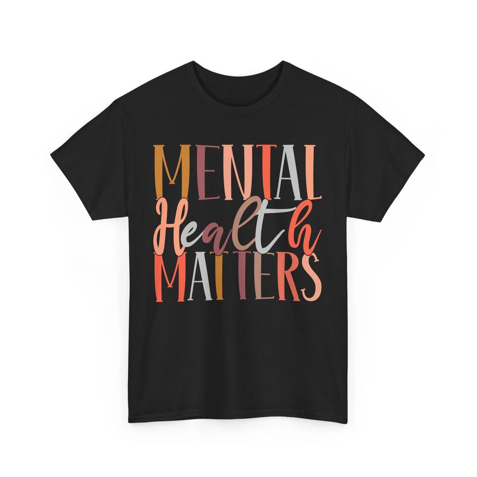 Mental Health Awareness Mental Health Maters Women Men Shirt XL