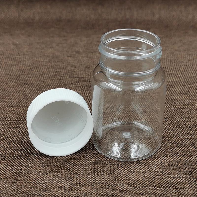 Clear Plastic Sub-Bottle: 50ml/60ml for Alcohol Samples or Candy Pet Water