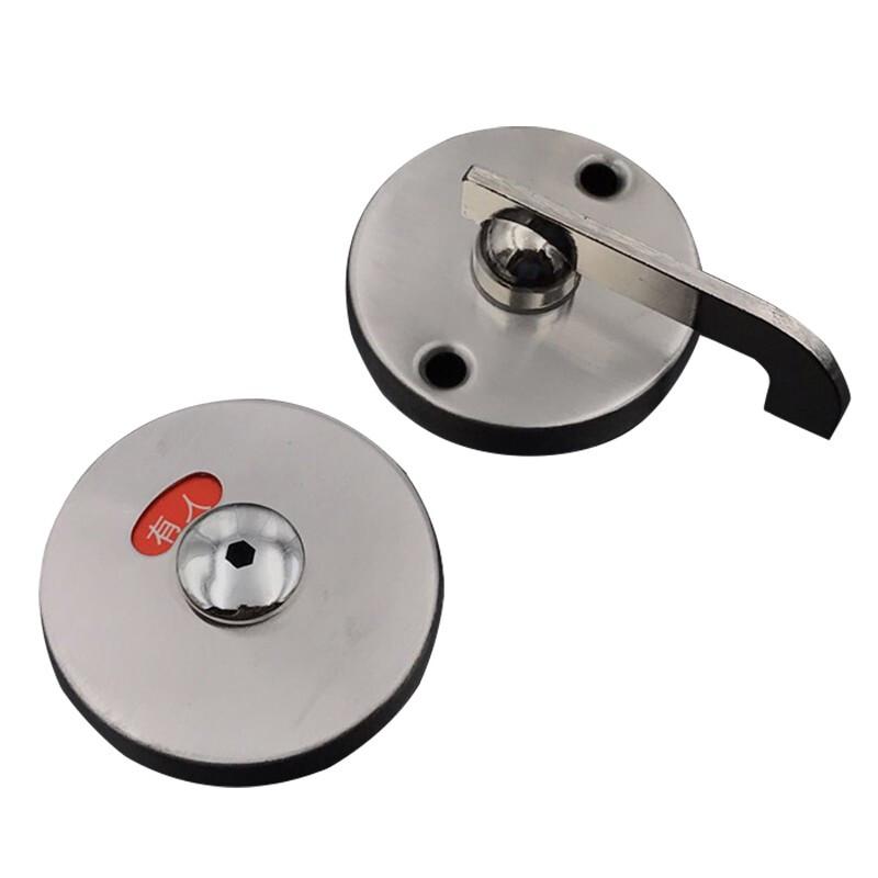 Stainless Steel Occupancy Indicator Restroom Partition Lock