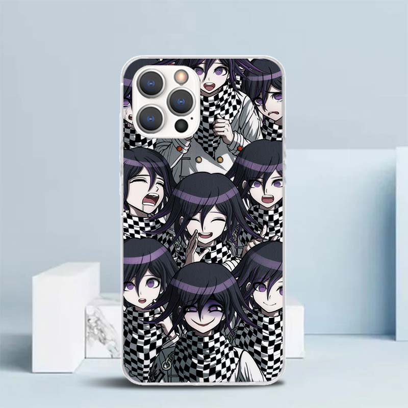 Danganronpa Kokichi Ouma Soft Cover for iPhone 16 17 Air 15 14 Pro Max 16E Phone Case 13 Mini 12 11 7 SE 8 Print Pattern Fit Cas