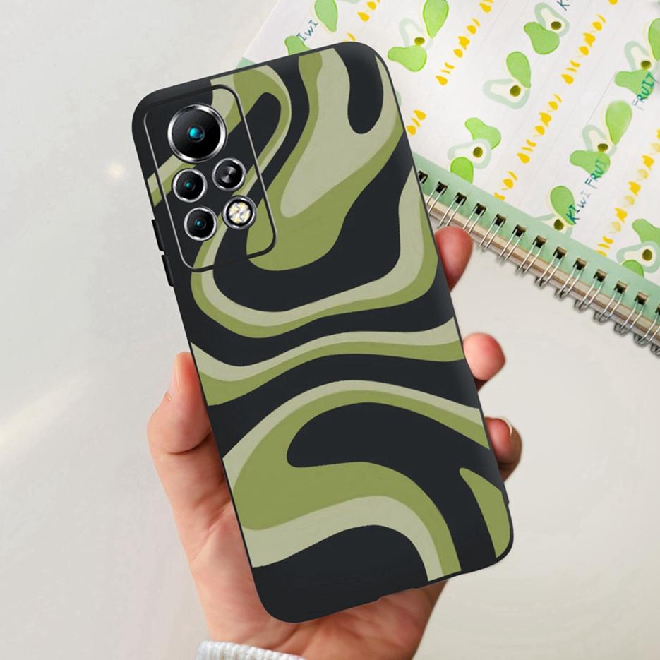 For Infinix Note 11 Pro Case X697 Cute Painted Back Cover Soft Silicone Phone Cases For Infinix Note 11 Note11 Pro Fundas Bumper