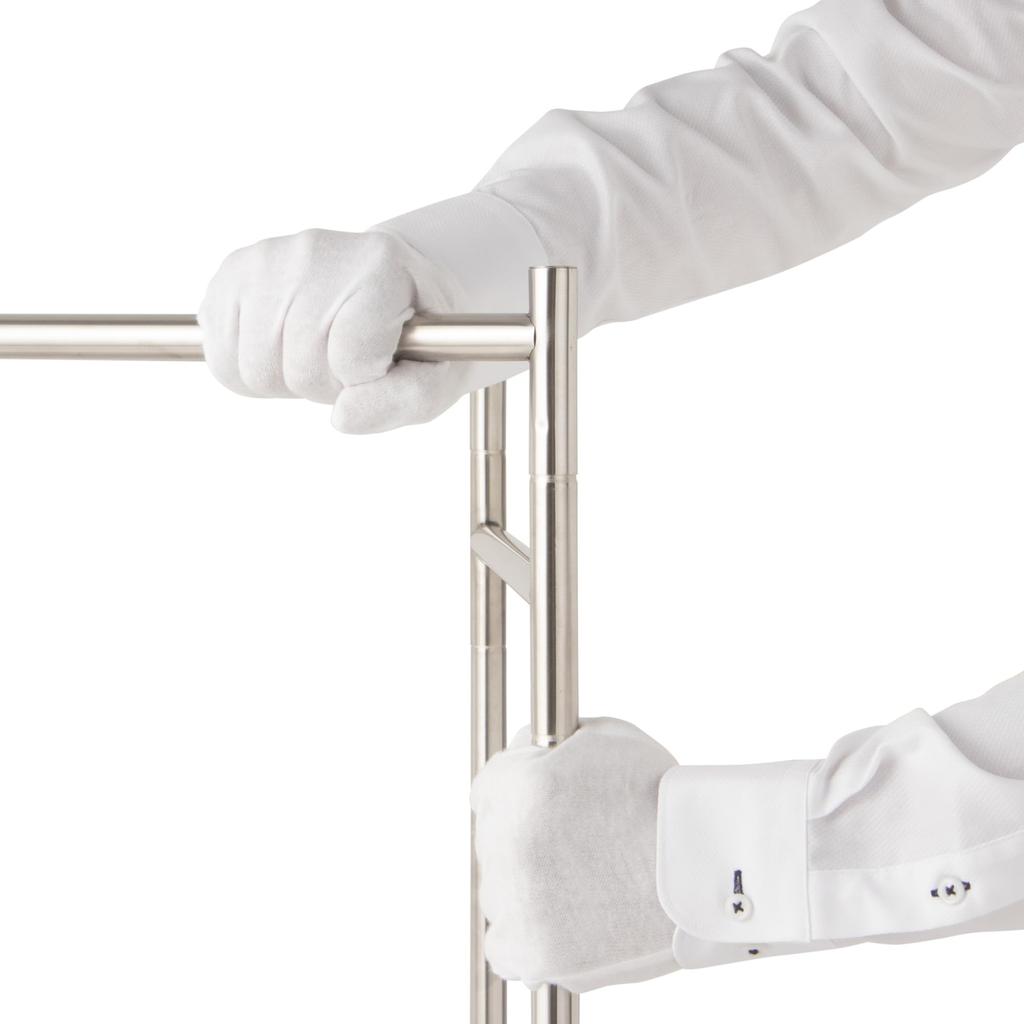 Mitani Quality Control Smooth 12 210081 Gloves, (No Gusset), Pairs, Medium,