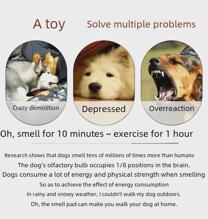 Cross-Border Pet Sniffing Mat: Stress-Relief & Educational Food Storage Toy for Cats & Dogs, All-Season Play & Interaction