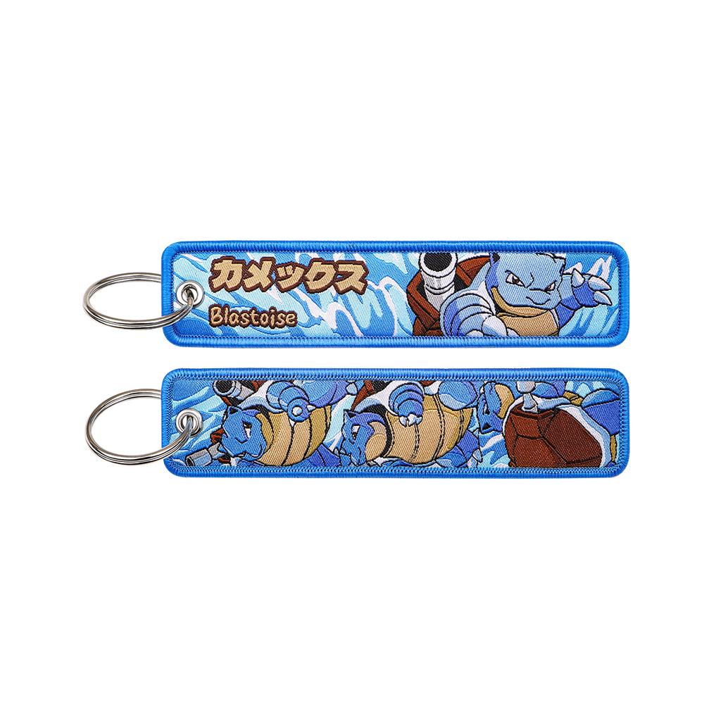 Japanese Anime Elf Monsters Keychain 1pcs Car Backpack Key Holder Embroidery Keyring Key Tag Jet Tag Accessories Gifts for Fans