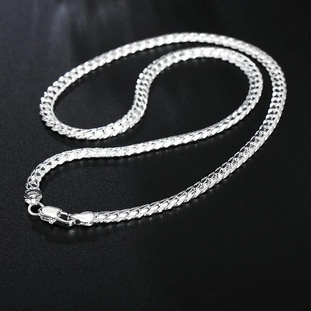 Personality Trendy Gold Silver Color Luxury Brand Design Noble   Necklace Chain For Woman Men Fashion Wedding Engagement Jewelry Gift
