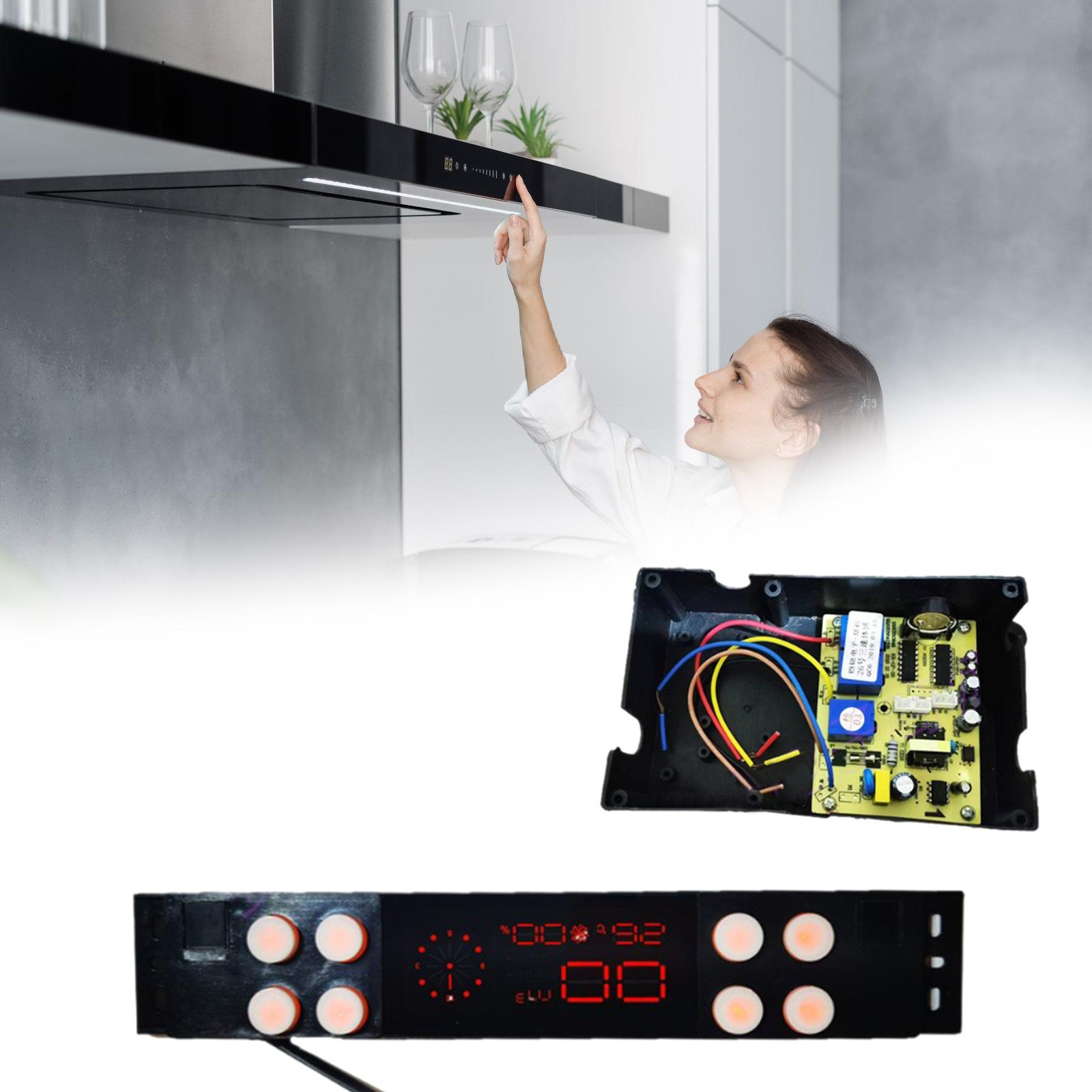 Pannello di Controllo Cappa Aspirante Parte di Ricambio Cappa di Ventilazione Scheda Interruttori Cappa da Cucina Texture PCBA Adatta a Marche Multipl