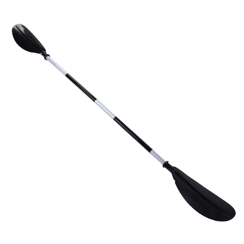 Kayak Paddle with Aluminum Shaft and PP Blades 7.2FT 4 Section Dual End Kayak Oar for Kayaking Canoeing Boating Black