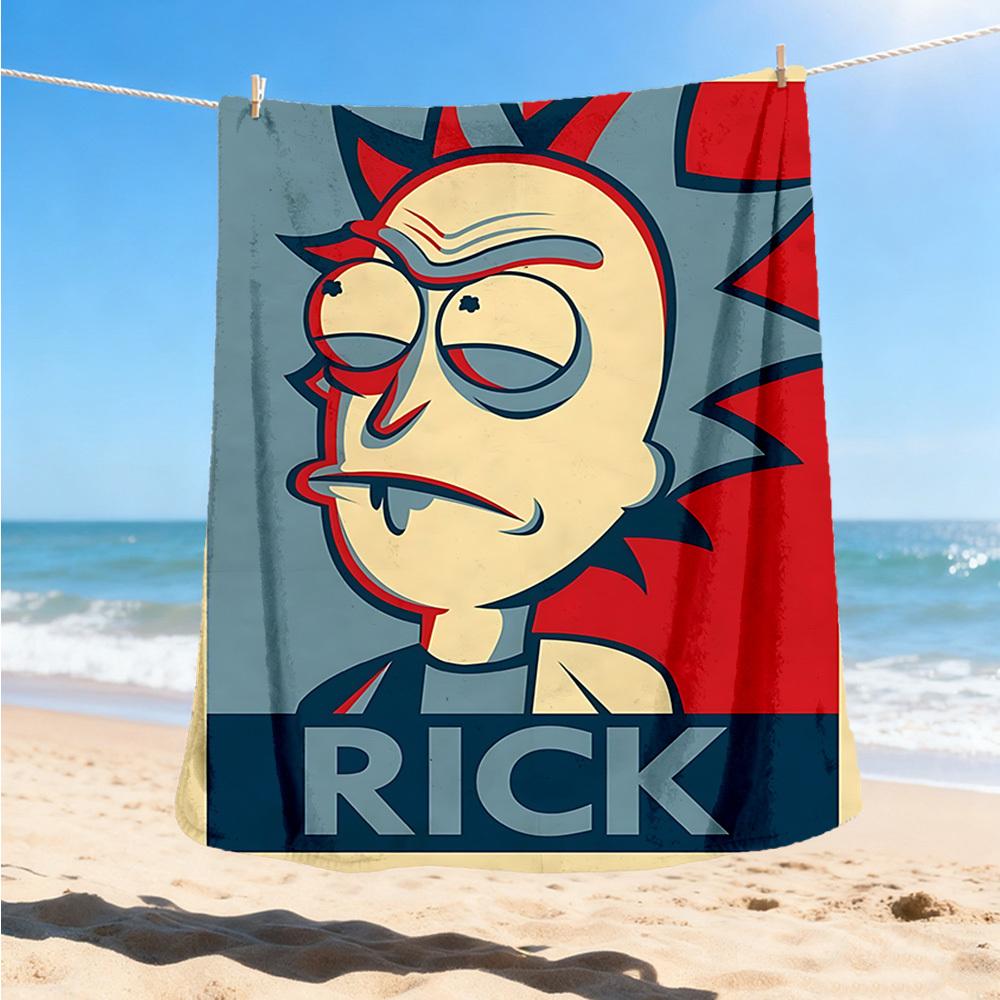 1 Stück Rick Sanchez Outdoor Flanell Überwurfdecke Weich, Leicht & Warm