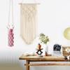 Bohemian Hanging Bottle Net Bag Hand-woven Hollow Out Knitting Water Bottle Holder Decorative Cotton Rope
