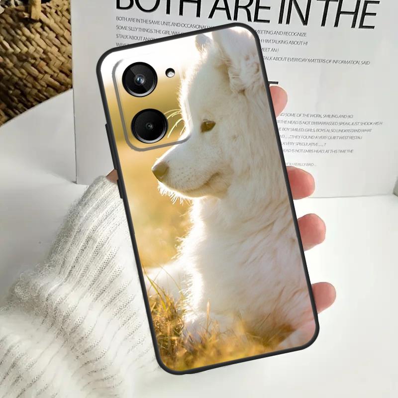 Samoyed Puppy For Realme 15 Pro 10 11 12 13 14 Pro Plus C67 C65 C63 C61 C55 C53 C51 C35 C71 C75 GT7 Case