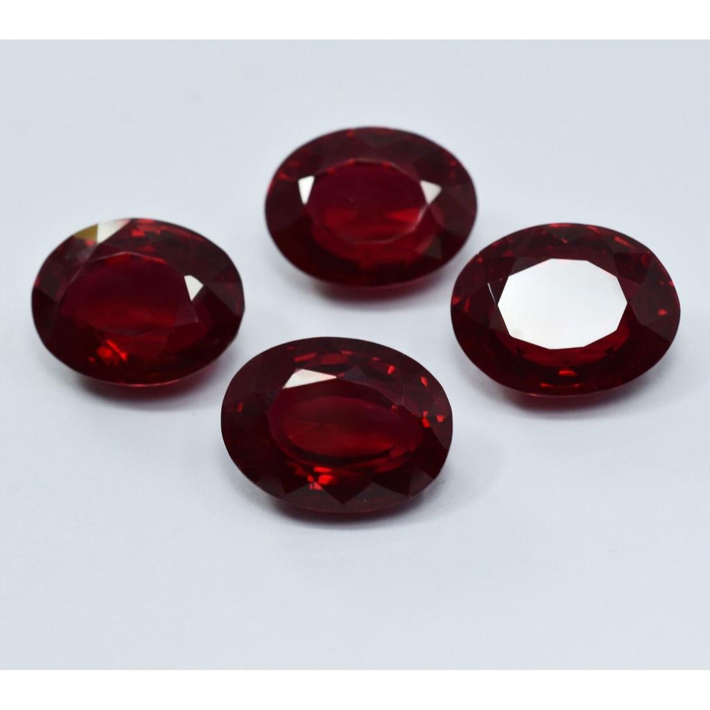 120 Ct AA+ Natural CERTIFIED Ruby Pigeon Blood RED Loose Gemstone OVAL Cut Lot YYs-6124