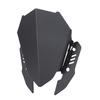 Windscreen Wind Deflector Black Aluminum Alloy Wind Resistance Reduction Lightweight Motorbike Windshield For MT‑15