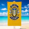 Quick Dry Beach Towel Leeds United Pattern, Lightweight Absorbent Towel for Pool Beach Vacation Use