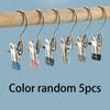 10pcs Premium Stainless Steel Clothes Clips, Adjustable Metal Pants Skirt Hanger with Grip Clips Hook Laundry Home Organizer