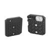 Aluminum Alloy Multi Hole Plate With 1/4 And 3/8 Inch Quick Assembly Board Mounting Holes For Camera Accessories