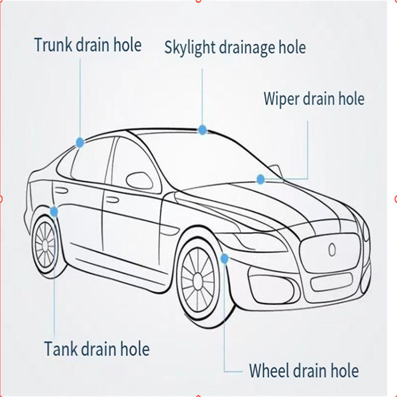 Car Sunroof Drain Hole Unblocker Automobile Sunroof Dredger