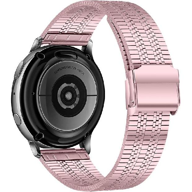 Ремешки Совместимые с Garmin Approach S50/S44/S42/S40/S12 Сплошной ремешок из нержавеющей стали Металлический бизнес-ремешок для Approach S50/S44/S42/S40/S12 Smart
