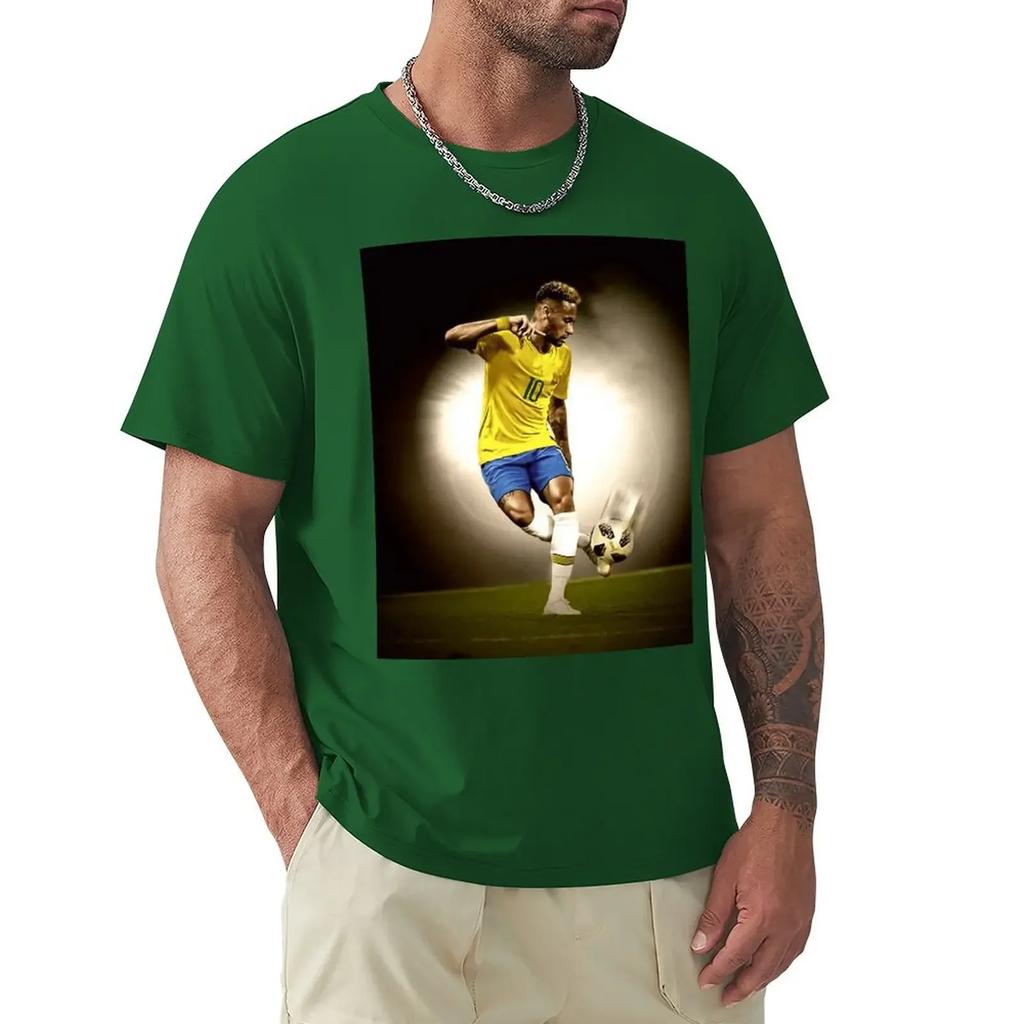 Sports Leisure Eur Size Vintage Tshirt Neymar And Jr Brazil Celebrate Soccer Striker 3 Vintage harajuku clothing
