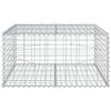 VidaXL Gabion Basket with Lid 100x100x50 Cm Galvanized Iron, Gabion Wall, Gabion Retaining Wall, Fence In 3295178