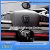 Changan UNIV Modified Car Black Carbon Fiber Logo Stickers for Front, Rear, and Steering Wheel