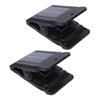 2pcs Solar Clip Light Motion Sensor 3 Lighting Modes Water Proof Clip On LED Solar Light for Garden